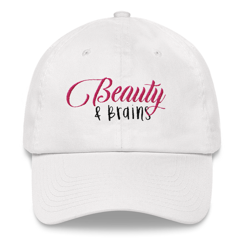 Beauty and Brains Logo Dad Hat- Classic Colorwave