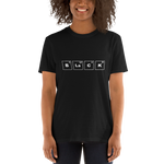 BLACK Periodic Table Short-Sleeve Unisex T-Shirt