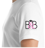 Beauty and Brains Logo Short-Sleeve T-Shirt
