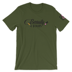 Beauty and Brains Black Logo Short-Sleeve Unisex T-Shirt- Various Colors