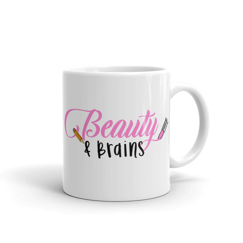 Beauty and Brains Mug