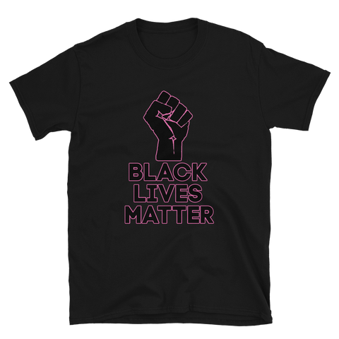 Black Lives Matter T-Shirt - Resist Pink