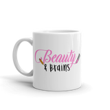 Beauty and Brains Mug